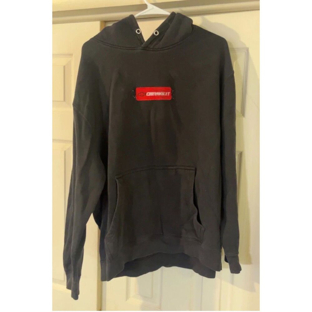 Chevrolet Chevy Hoodie Black Size XL Mens